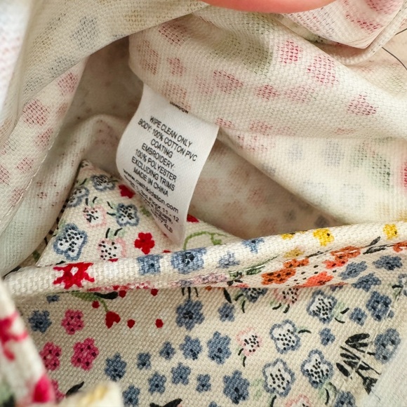 Cath Kidston cotton Artist Kingdom Ditsy Mini Sidekick shoulder bag EUC - Picture 9 of 15